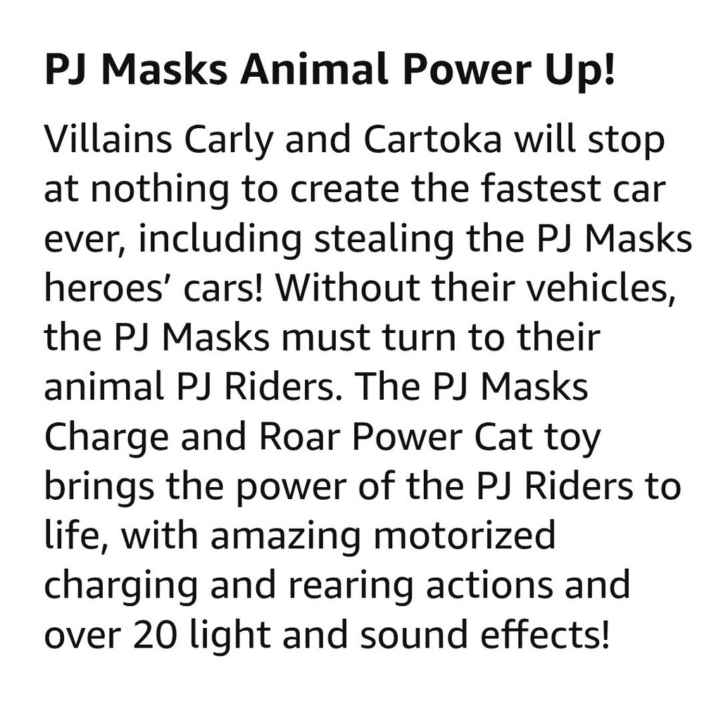 PJ Masks Animal Power Charge & Roar Power Cat Toy Action Figure New in Box - Picture 9 of 13